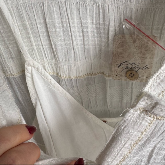 NWT Free People Ethereal Cottage Desert Dazed Midi Dress Boho Sz M - Picture 13 of 13